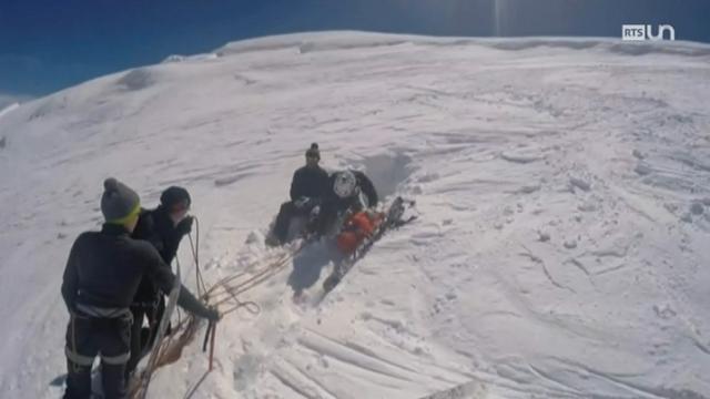 Tombé dans une crevasse, Benjamin est en danger de mort