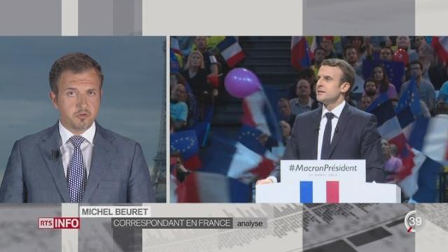 Meeting d’Emmanuel Macron: l'analyse de Michel Beuret à Paris