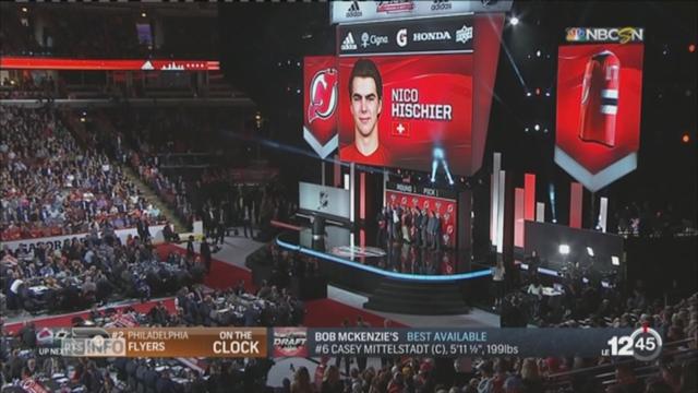 Hockey-NHL: le Valaisan, Nico Hischier, a été le premier choisi par les New Jersey Devils