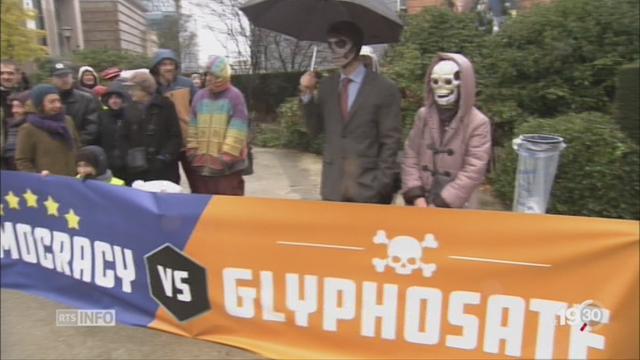 Mobilisation des activistes des mouvements citoyens contre le glyphosate