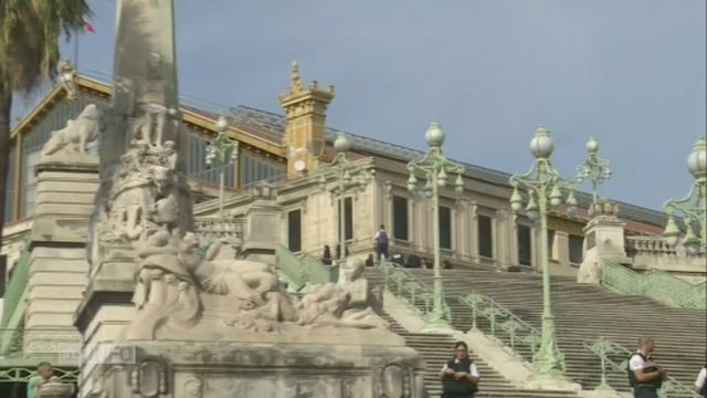 Déploiement policier à la gare de Marseille