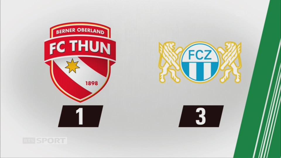 11e journée : Thoune - Zurich (1-3)