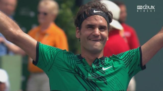 Miami (USA), finale, R. Federer (SUI) bat R. Nadal (ESP) 6-3 6-4