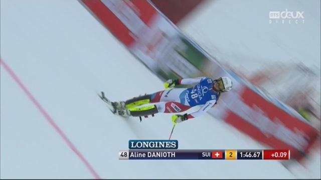 Lienz (AUT), slalom féminin, 2e manche: Aline Danioth (SUI)