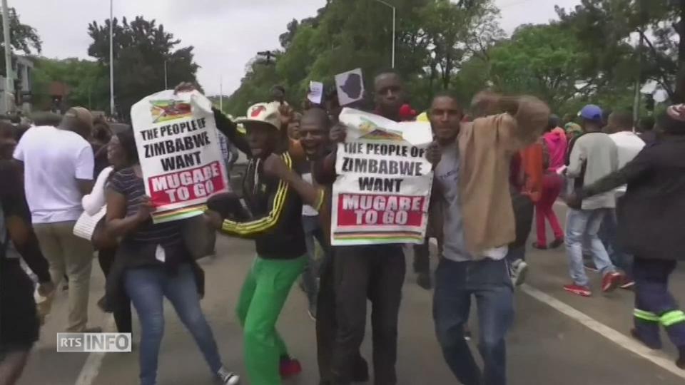 Gigantesque manifestation au Zimbabwe contre Mugabe