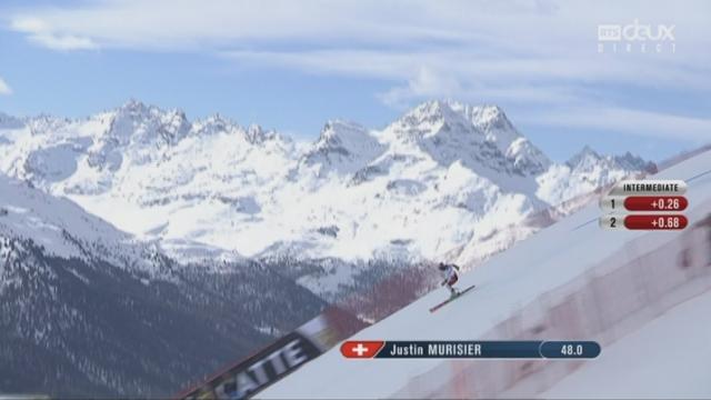 Mondiaux de St-Moritz, géant: Justin Murisier (SUI)