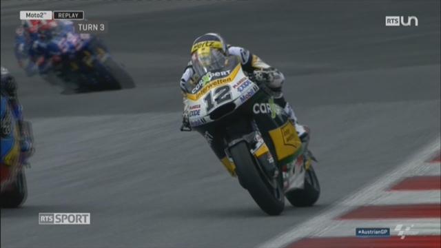 Moto2: Thomas Lüthi arrive 3ème au Grand Prix d'Autriche