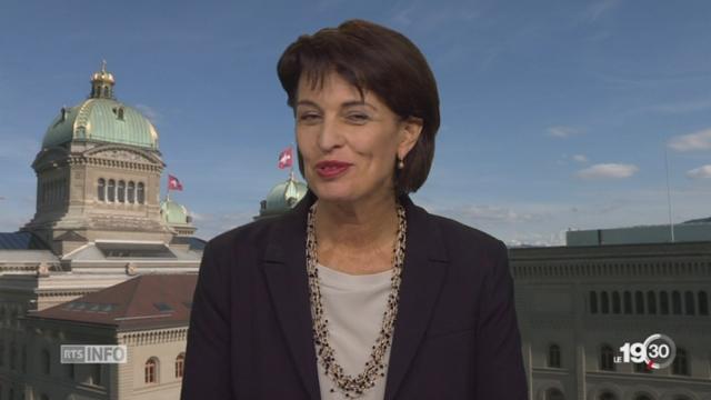 Stratégie énergétique 2050: l'interview de Doris Leuthard