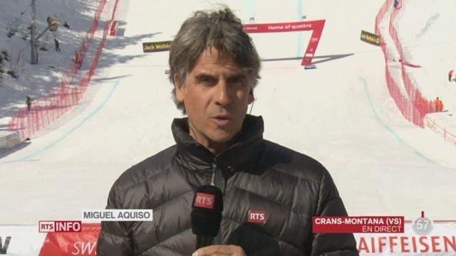 Ski alpin: le point avec Miguel Aquiso à Crans-Montana (VS)