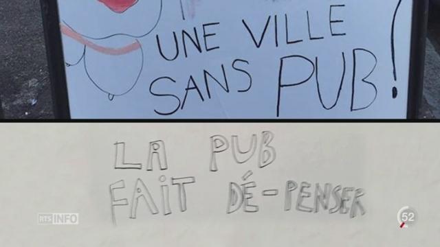 À Genève, certains rêvent d'une ville sans pub pour de bon