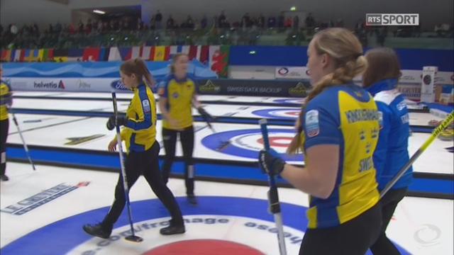 Championnats d'Europe,finale dames : Suède – Italie 7-3