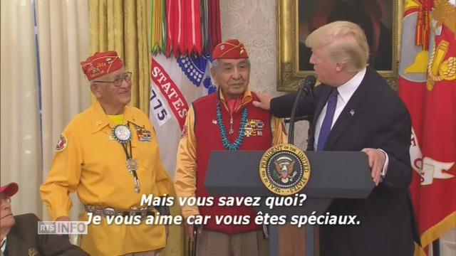 Trump parle de "Pocahontas" à des Amérindiens