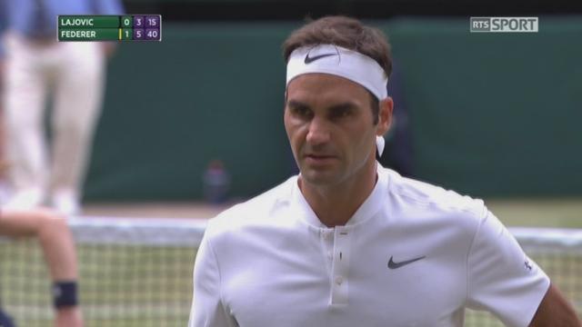 Wimbledon, 2e tour: Lajovic (SRB) – Federer (SUI) 6-7 3-6