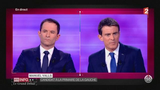 Le débat entre Manuel Valls et Benoit Hamon a mis en évidence les divergences entre les deux hommes