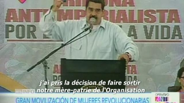Nicolas Maduro: "Que l'OEA aille au diable!"