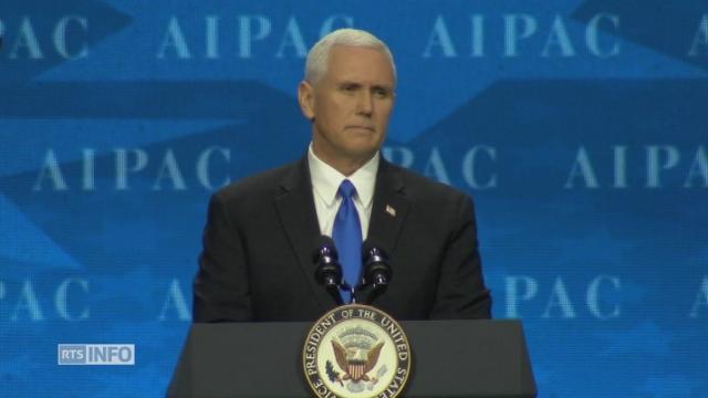 Mike Pence revient sur le transfert de l'ambassade américaine à Jérusalem