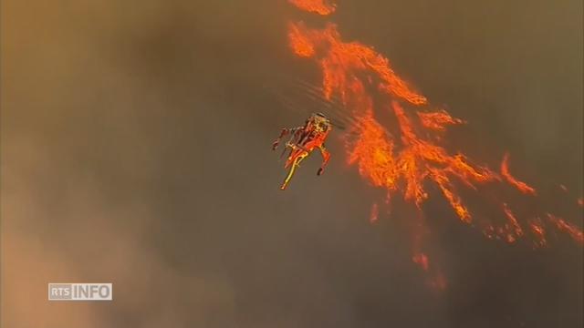 Le feu menace les beaux quartiers de Los Angeles