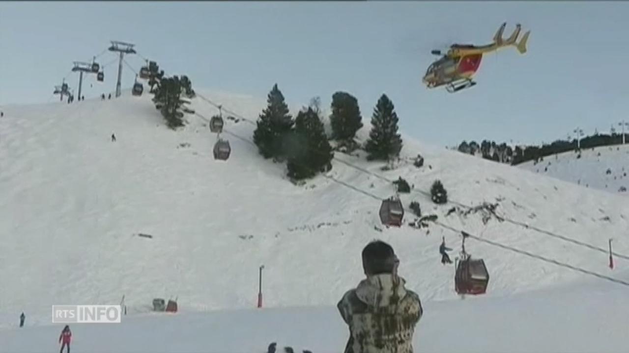 Evacuations spectaculaires à Chamrousse