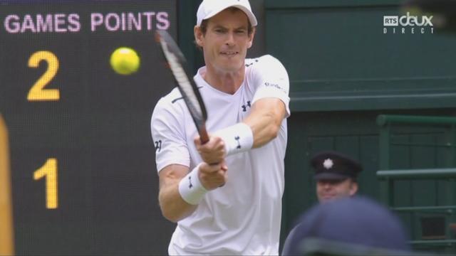 Wimbledon, 1er tour messieurs : Andy Murray (GRB) - Alexander Bublik (KAZ) 6-1