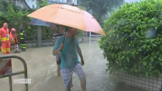 Inondations en Chine après des pluies torrentielles