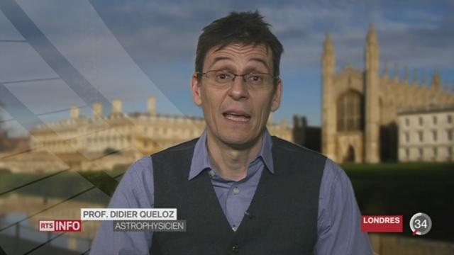 Astronomie: entretien avec l'astrophysicien Didier Queloz, à Londres