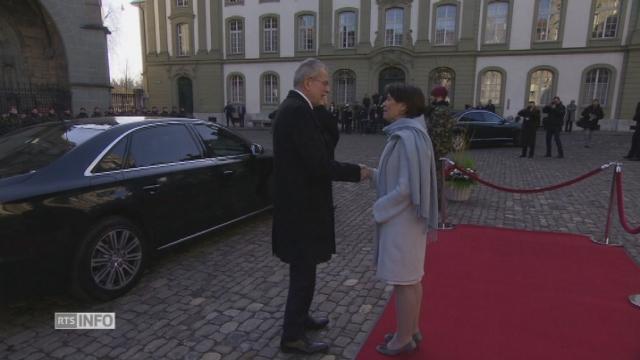 Le président autrichien en visite en Suisse