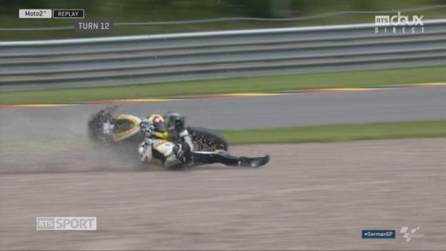 GP d'Allemagne, Moto 2: Alex Marquez (ESP) chute violemment