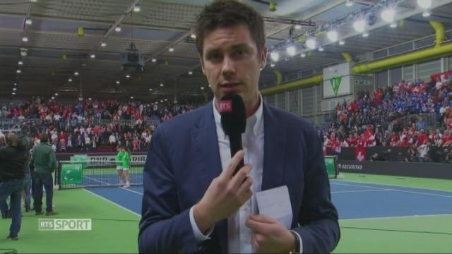 Tennis- Fed Cup: les précisions de Matthieu Juttens, à Genève