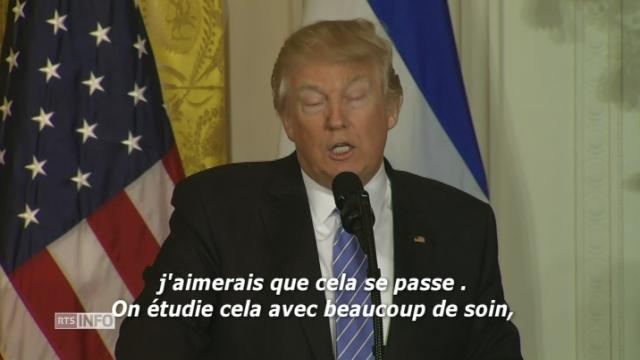 Trump, la solution à deux Etats et l'ambassade