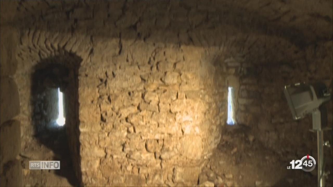 Une prison du 18e siècle découverte dans un mur du château à Porrentruy