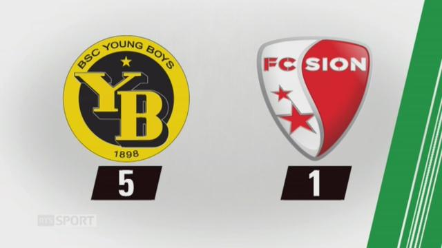 Super League, 13e journée : Young Boys - Sion (5-1)