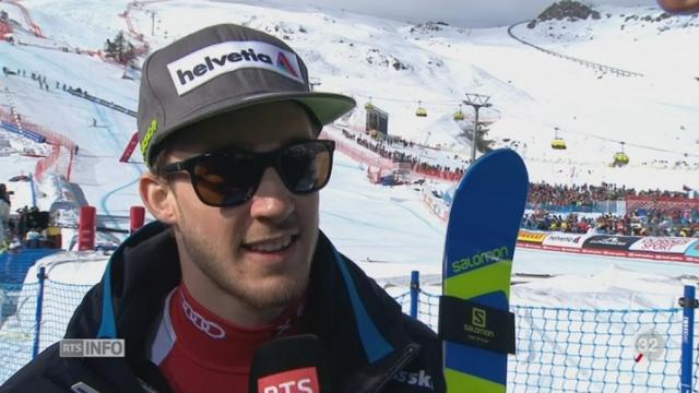Ski - St-Moritz: Luca Aerni apporte sa troisième médaille d'or à la Suisse