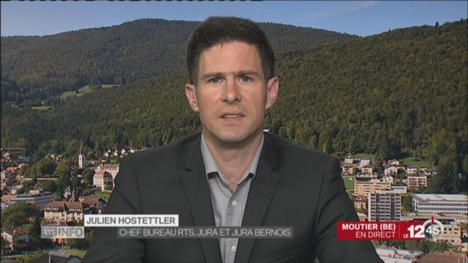 Vote Moutier: les précisions de Julien Hostettler depuis Moutier