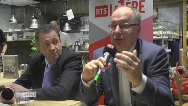 Elections vaudoises: le débat entre Pierre-Yves Maillard (PS) et Jacques Nicolet (UDC)