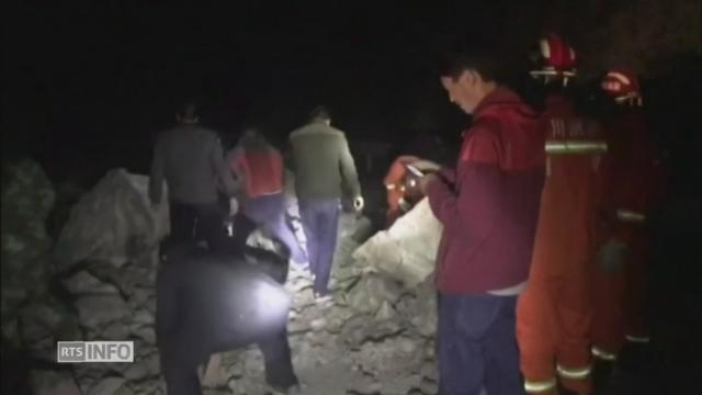 Les images après le séisme qui a frappé le centre de la Chine