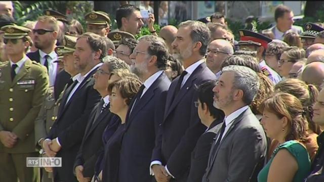 Minute de silence observée à Barcelone