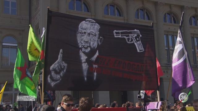 Manifestation anti-Erdogan à Berne: la Turquie lance une procédure contre le slogan "Tuer Erdogan"