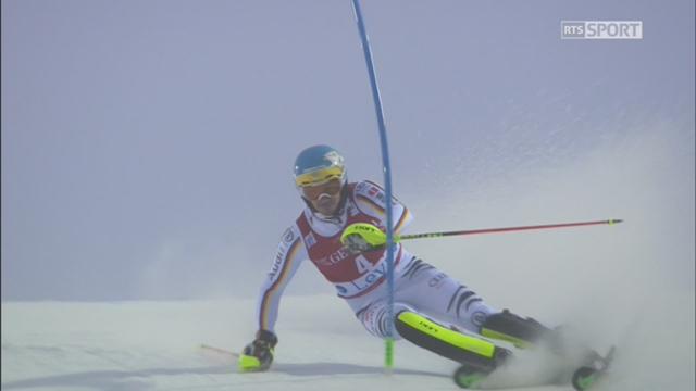 Levi (FIN), slalom 2e manche: Neureuther (ALL) remporte le premier slalom de la saison devant  Kristoffersen (NOR) et Hargin (SUE)