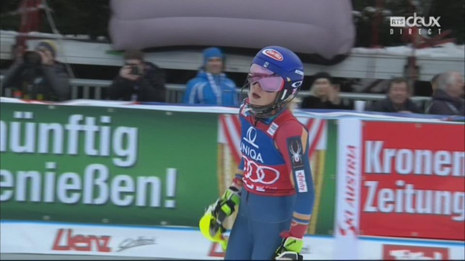 Lienz (AUT), slalom féminin, 2e manche: Mikaela Shiffrin (USA) s'impose