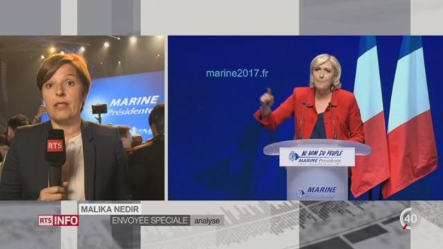 Meeting de Marine Le Pen: l'analyse de Malika Nedir à Paris