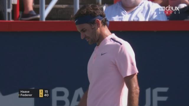 Masters 1000 Montréal, 1-2 finale:  Robin Haase (NED) - Roger Federer (SUI): 3 - 6