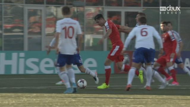 Qualifs CDM 2018: Iles Féroé - Suisse 0-1, 36e G. Xhaka