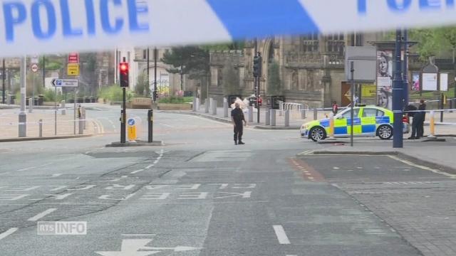 Le quartier de la Manchester Arena le lendemain matin