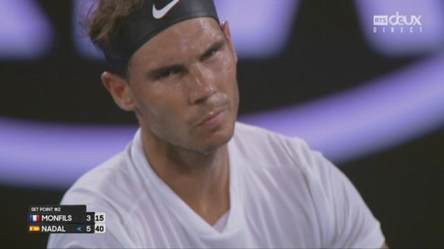 Open d’Australie, 1-8: G.Monfils (FRA) – R.Nadal (ESP) 3-6