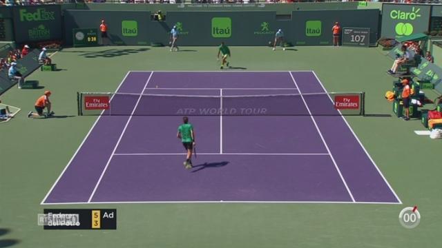 Tennis-Tournoi de Miami: Federer et Wawrinka se qualifient pour les 8e de finale