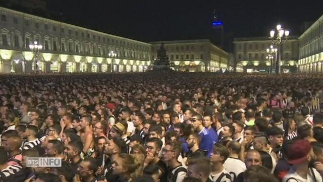 Le mouvement de foule à Turin