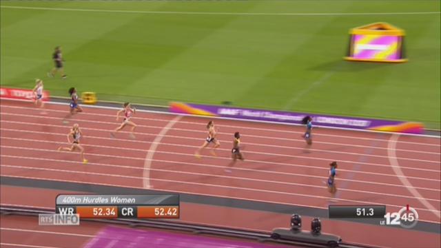 Mondiaux d'athlétisme: Lea Sprunger finit 5e en finale du 400m haies