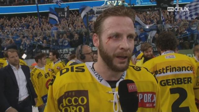 Playoffs LNA, finale acte VI : Zoug – Berne 1-5, interview de David Jobin