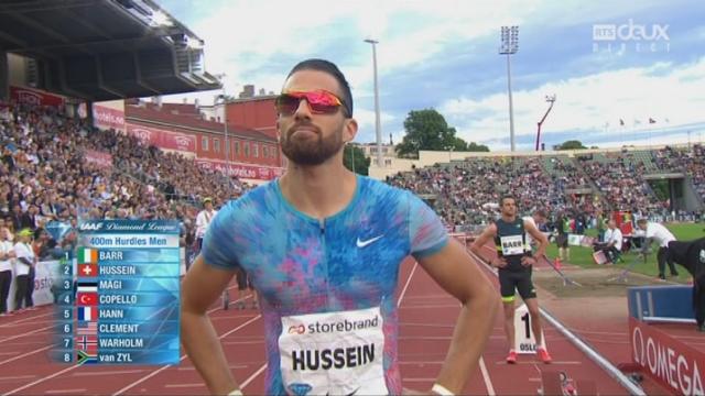 Meeting d'Oslo, 400m haies: Kariem Hussein (SUI) termine à la 6e place