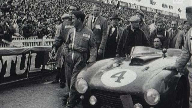 La Ferrari des vainqueurs aux 24 Heures du Mans 1958. [RTS]
